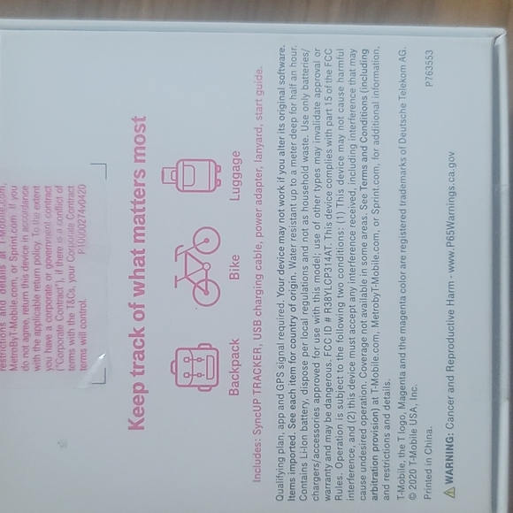 ☆ T-Mobile ☆ NIB SyncUP Tracker - Picture 10 of 10